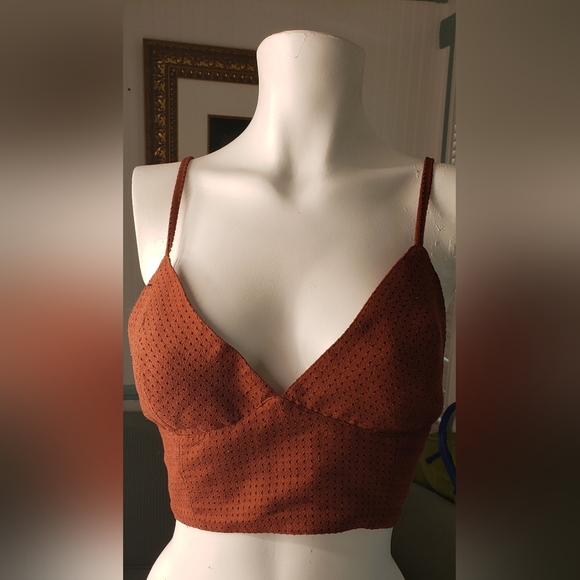 Earthbound Suede-Inspired Crop Top - Picture 1 of 6